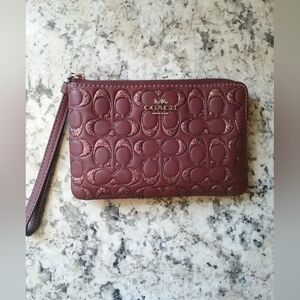 Small Coach wristlet wallet